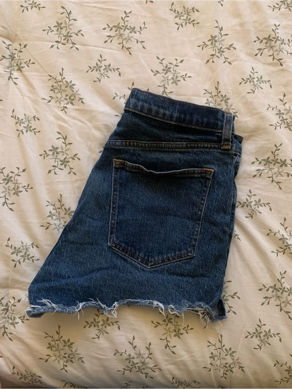 Abercrombie & Fitch Dark Blue Denim Jean Shorts